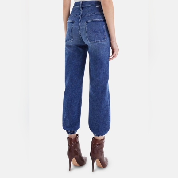 Mother Wrapper Patch Springy Ankle Jeans, Size 26 - Picture 12 of 13